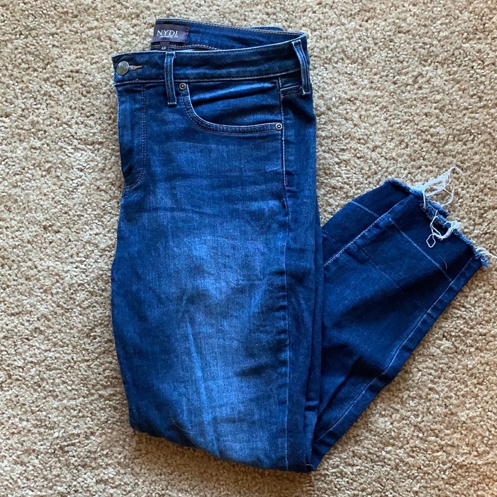 NYDJ skinny dark wash jeans